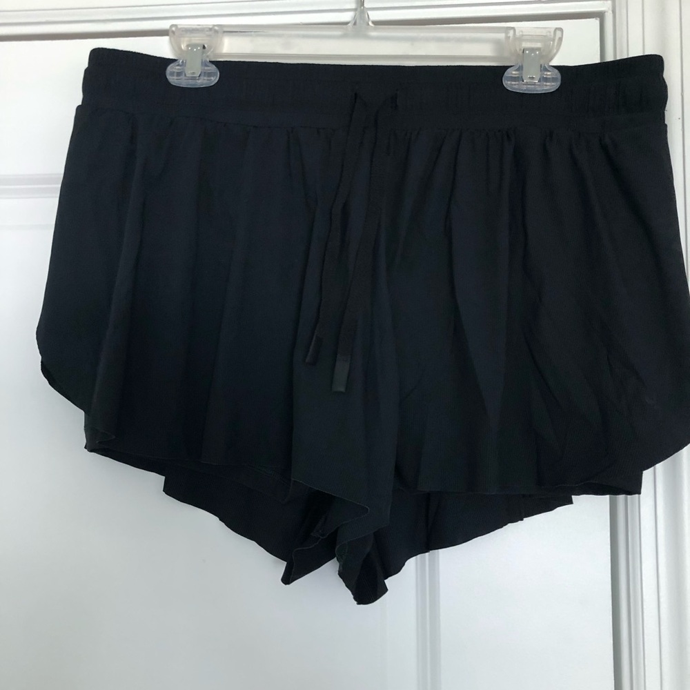 Joy Lab Black Athletic Shorts with Undershorts